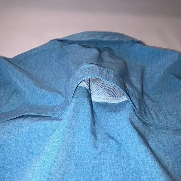 Field & Stream Women's Outdoor M Blue Vented Long Sleeve Fishing Hiking Shirt - Picture 7 of 11